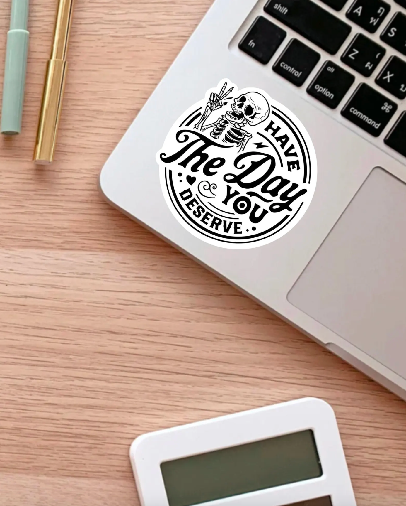 Have The Day You Deserve Stickers, Funny Office Decals, Funny Mom Gift, Laptop Decal